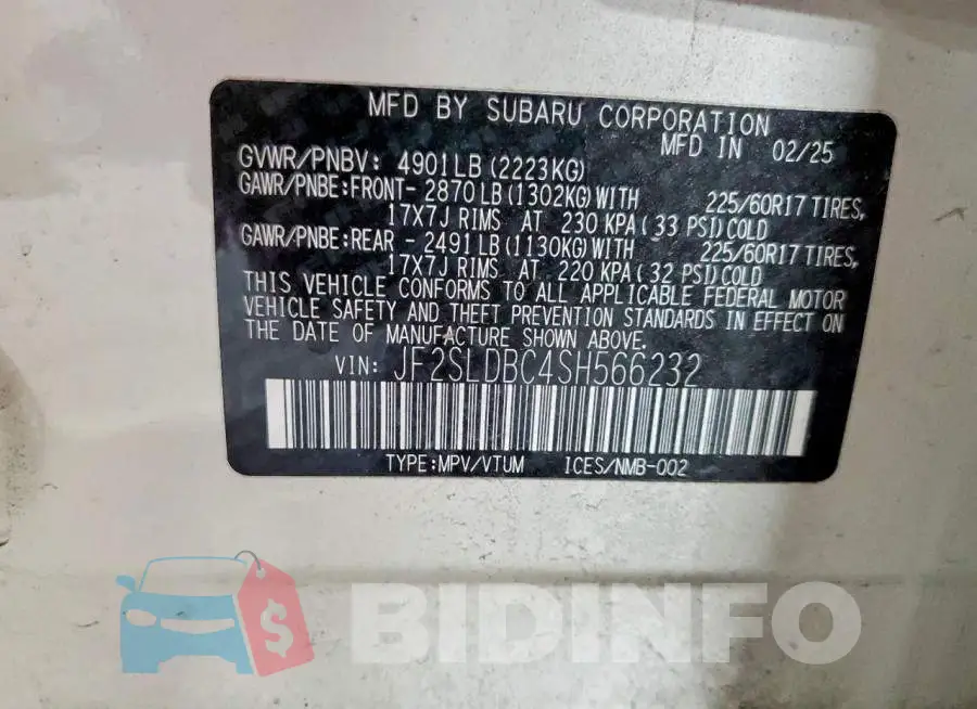 JF2SLDBC4SH566232 Photo# 13
