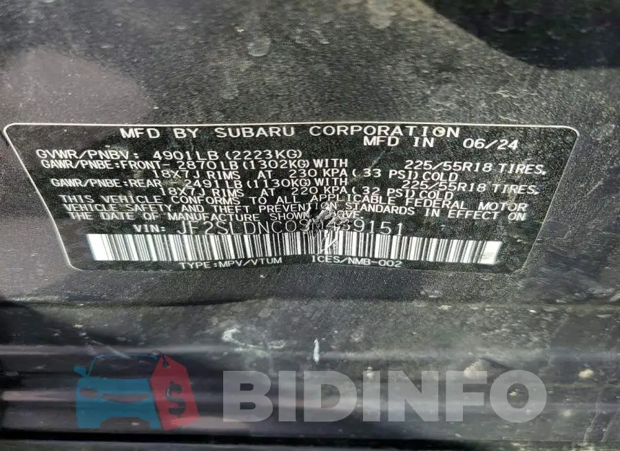JF2SLDNC0SH439151 Photo# 14