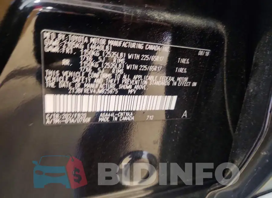 2T3BFREV4JW825875 Photo# 13