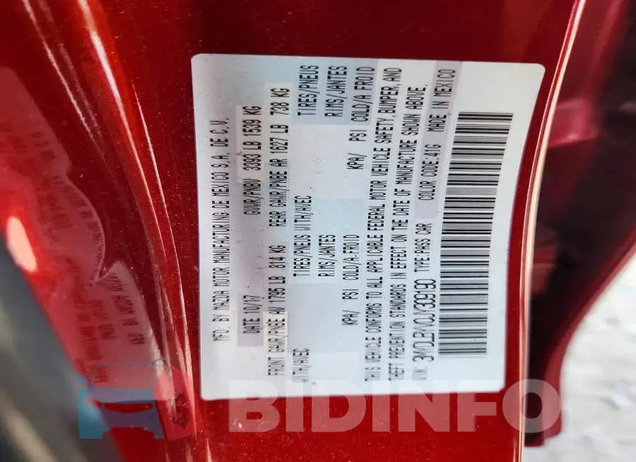 3MYDLBYV0JY309190 Photo# 12