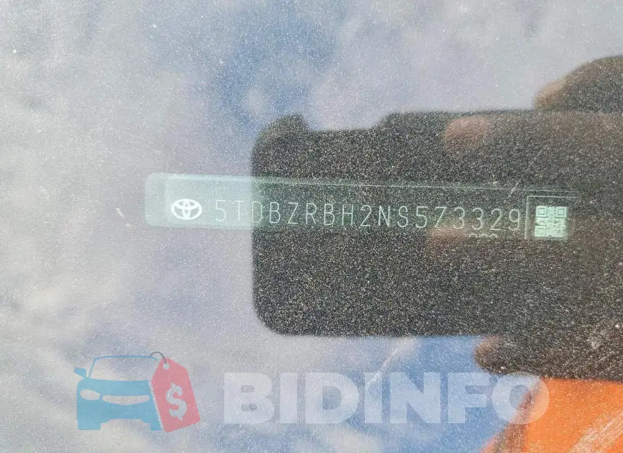 5TDBZRBH2NS573329 Photo# 13