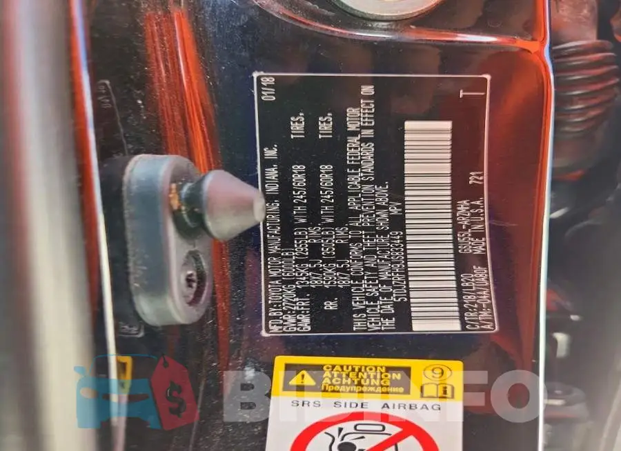5TDJZRFH9JS833449 Photo# 13