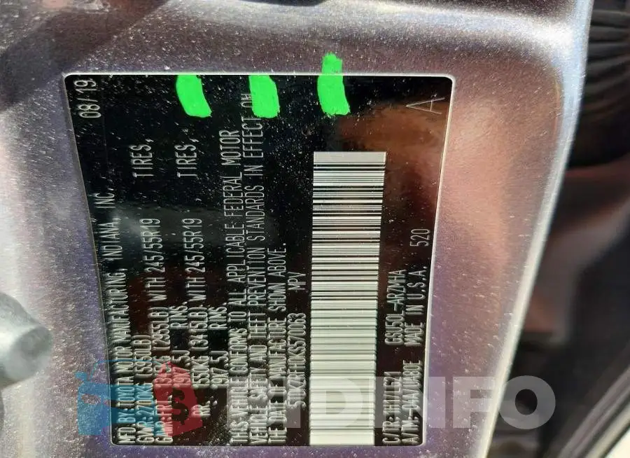 5TDKZRFH0KS570063 Photo# 12