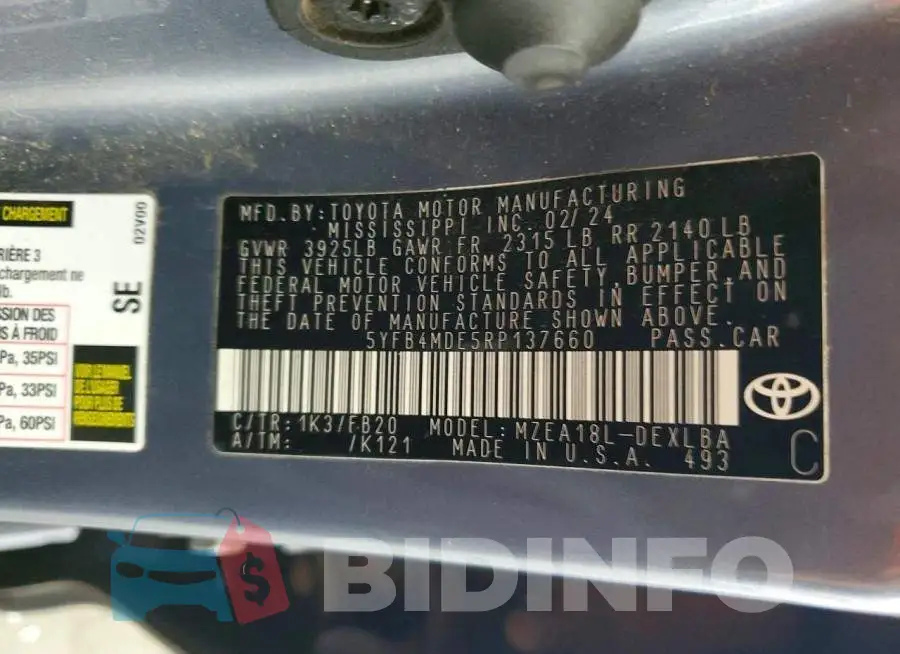 5YFB4MDE5RP137660 Photo# 12