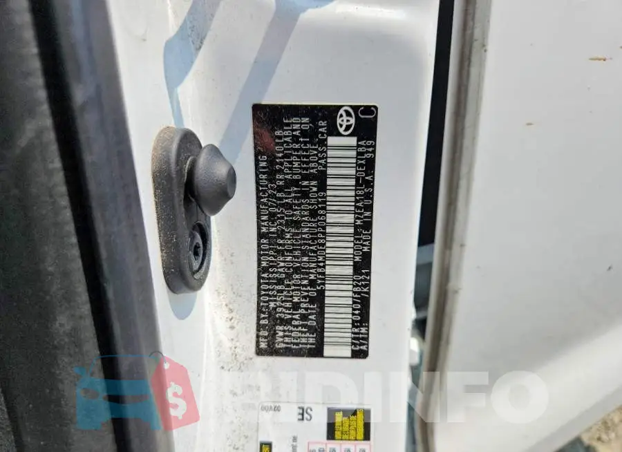 5YFB4MDE8PP068119 Photo# 12