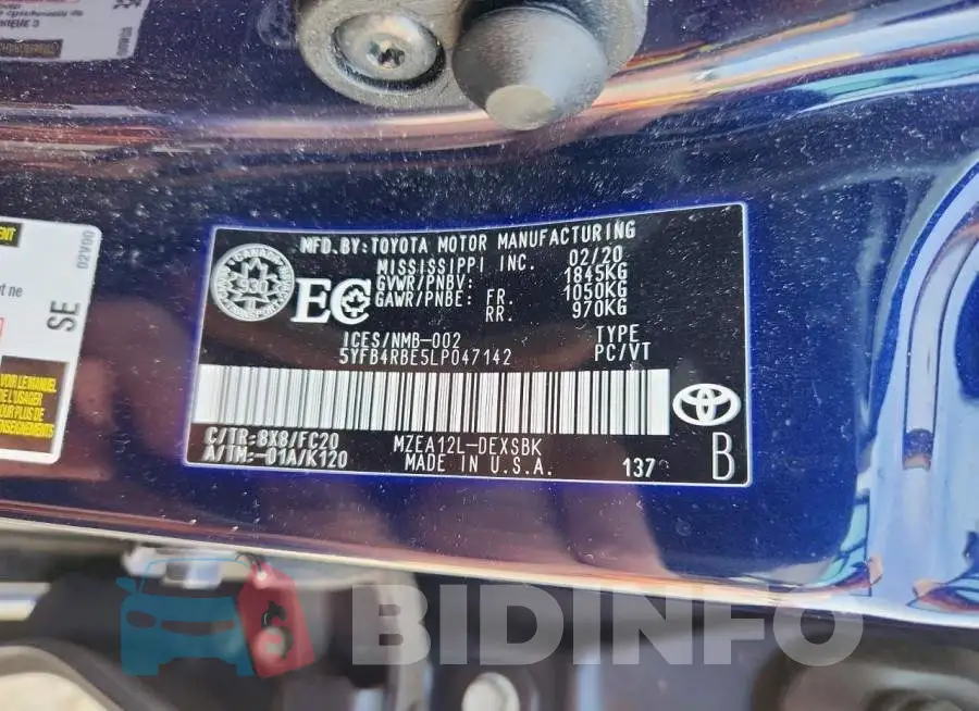 5YFB4RBE5LP047142 Photo# 12