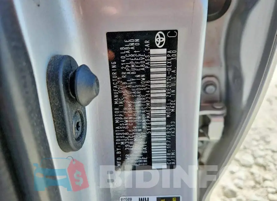 5YFEPMAE2MP214776 Photo# 12
