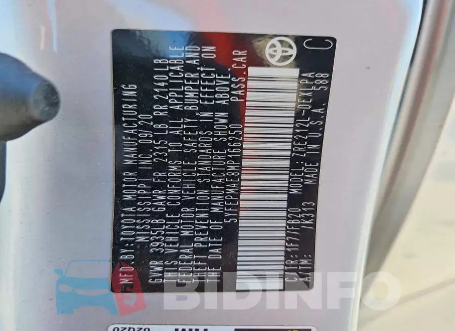 5YFEPMAE8MP166250 Photo# 13