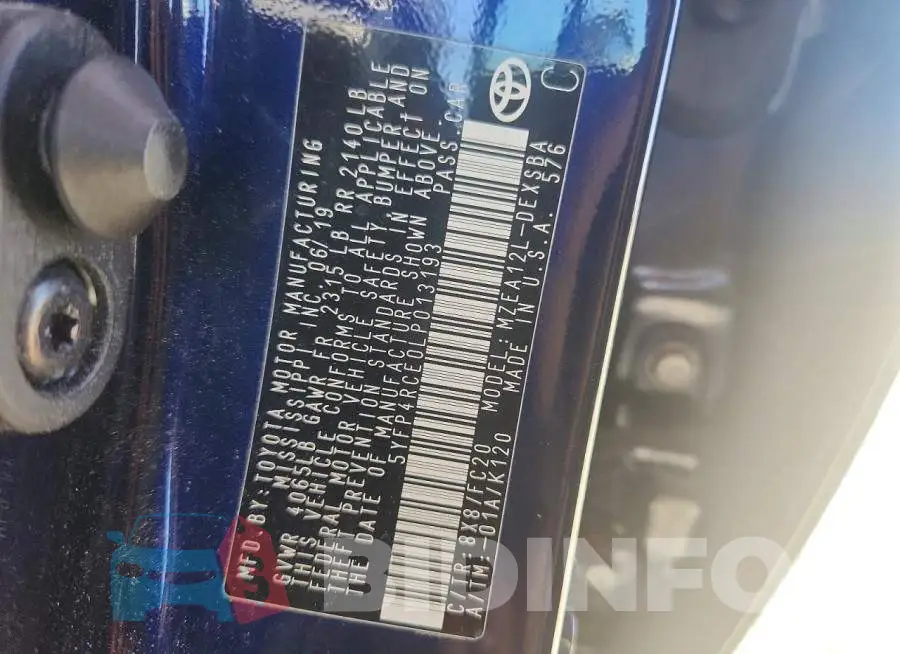 5YFP4RCE0LP013193 Photo# 12