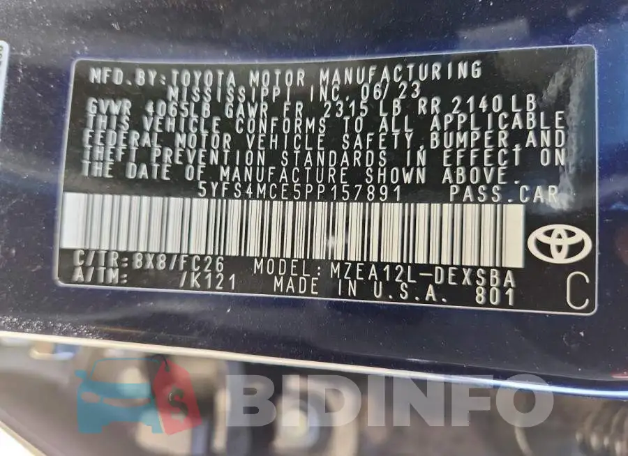 5YFS4MCE5PP157891 Photo# 12