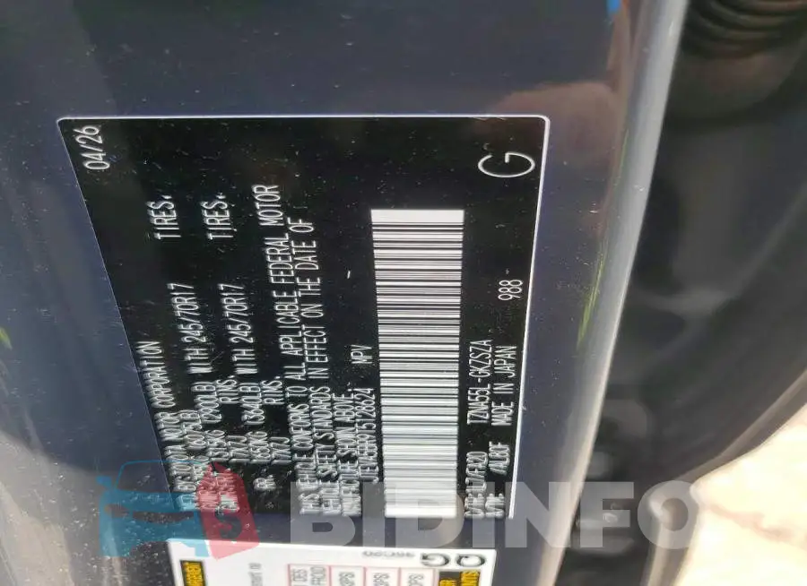 JTEVA5BR9T5128624 Photo# 13