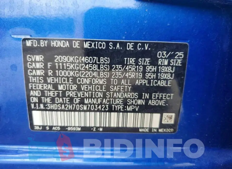 3HDSA2H70SM703423 Photo# 12