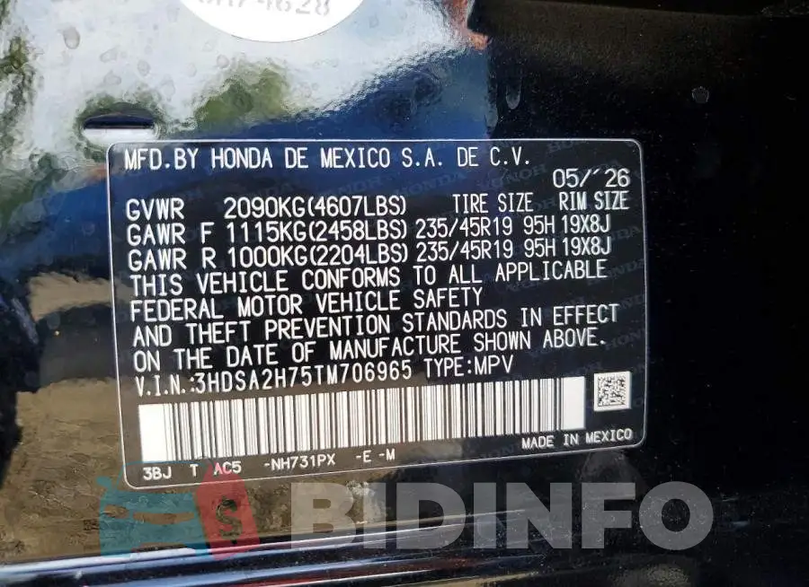 3HDSA2H75TM706965 Photo# 13