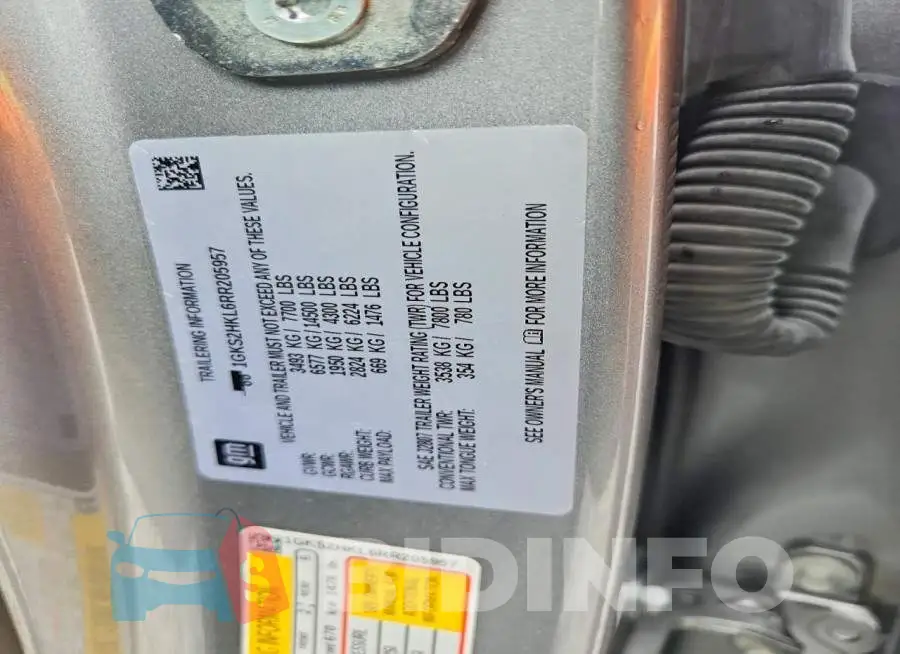 1GKS2HKL6RR205957 Photo# 12