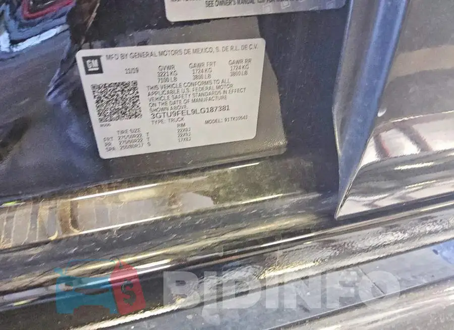 3GTU9FEL9LG187381 Photo# 12