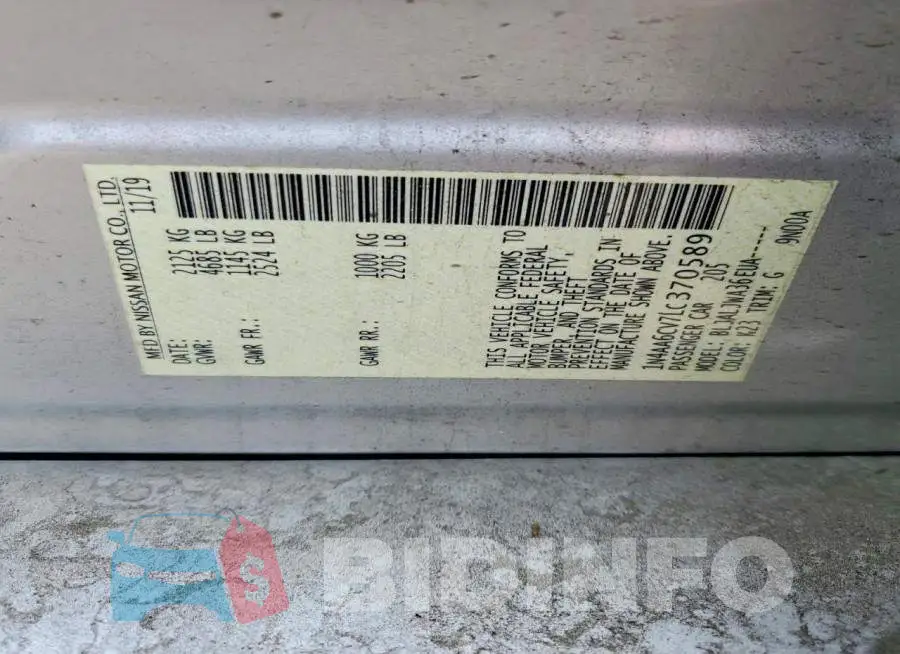 1N4AA6CV7LC370589 Photo# 12