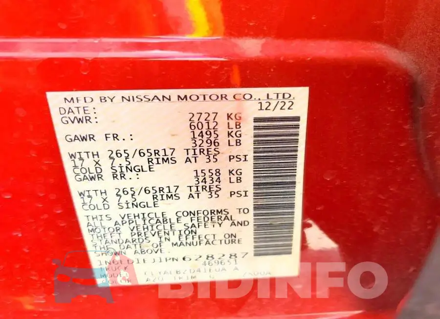 1N6ED1EJ1PN628287 Photo# 12