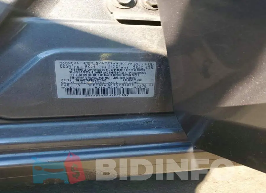 3N1AB7AP8JY221147 Photo# 12