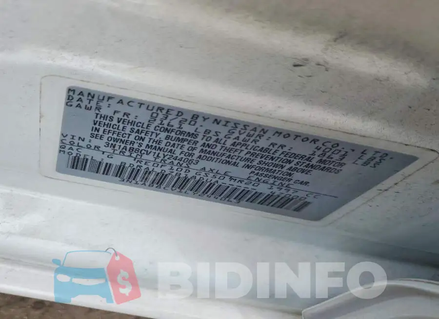 3N1AB8CV1LY244063 Photo# 12