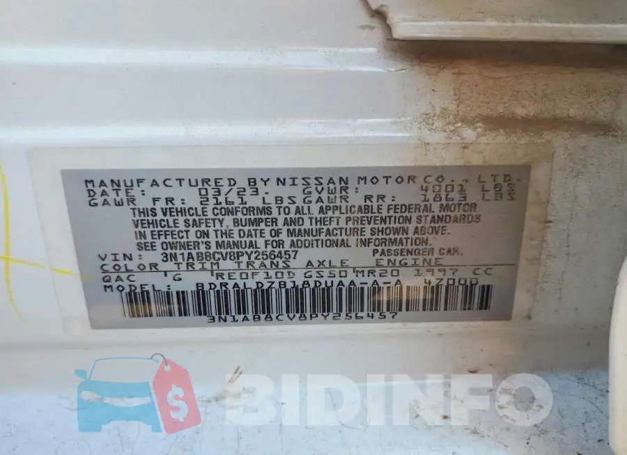 3N1AB8CV8PY256457 Photo# 12