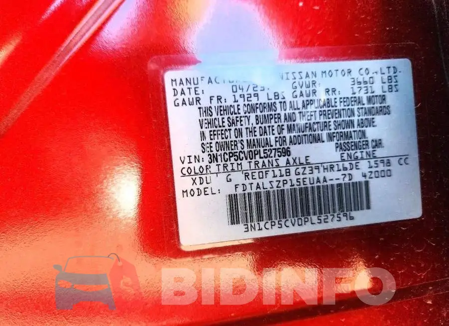 3N1CP5CV0PL527596 Photo# 13