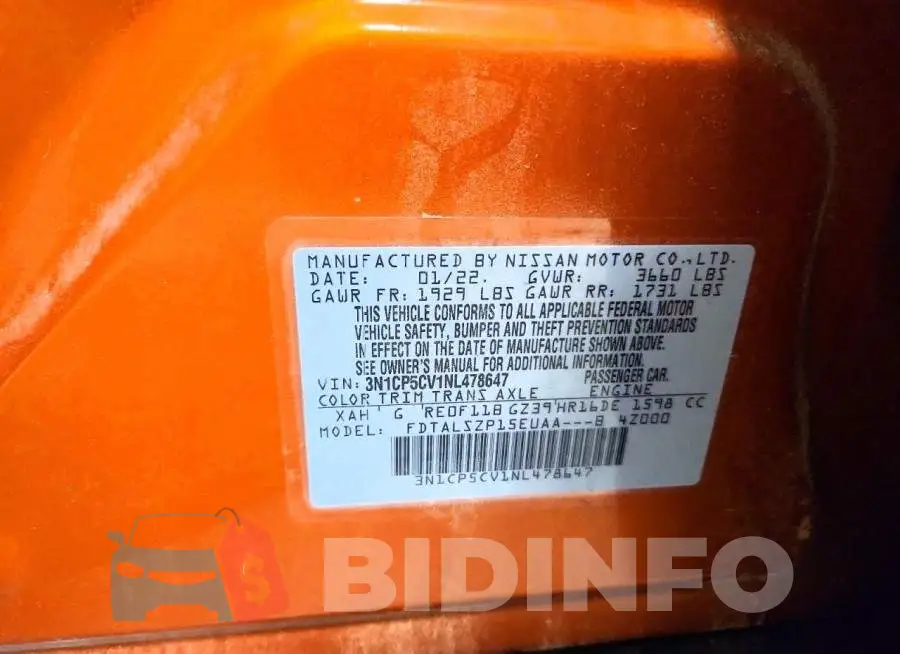 3N1CP5CV1NL478647 Photo# 12