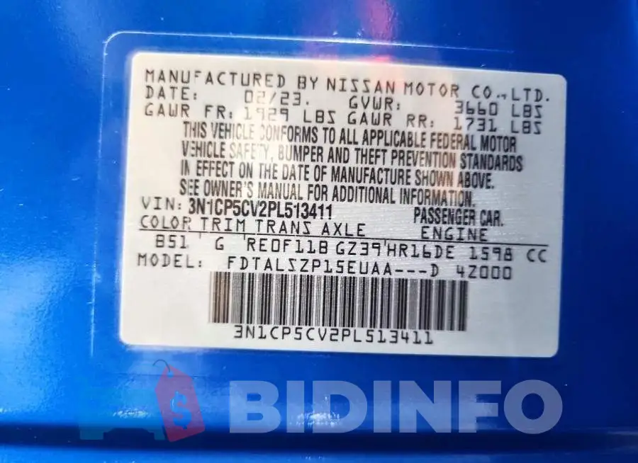 3N1CP5CV2PL513411 Photo# 13