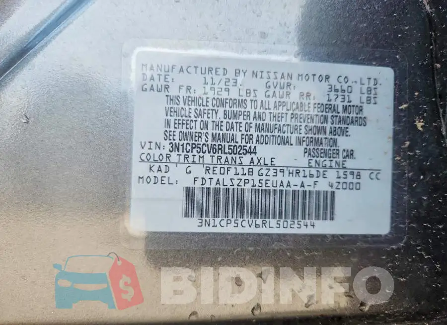 3N1CP5CV6RL502544 Photo# 12