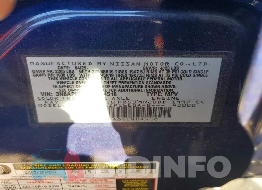 3N8AP6DA8SL404518 Photo# 13