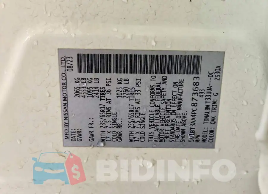 5N1BT3AA4PC873683 Photo# 12