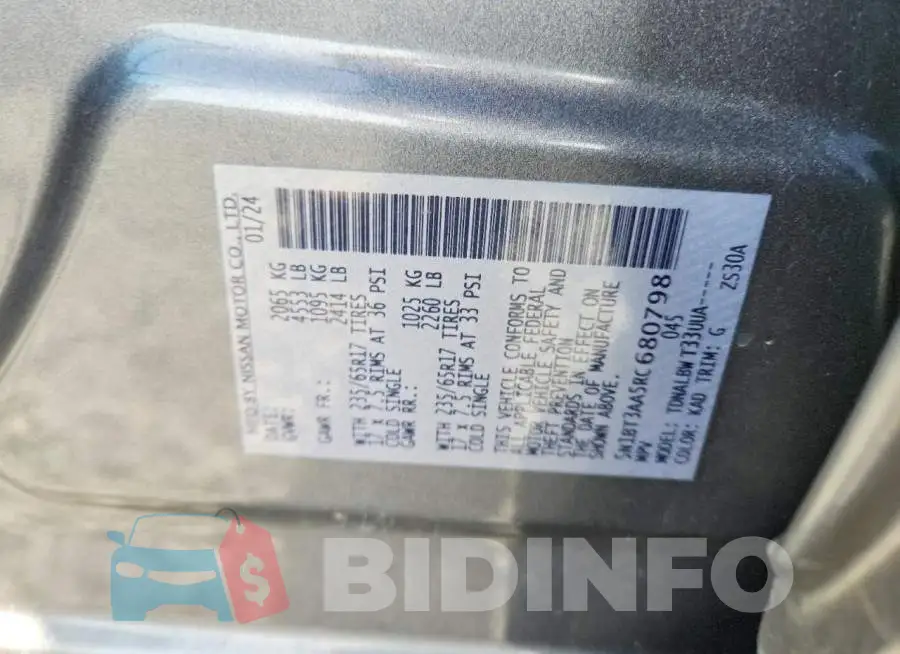 5N1BT3AA5RC680798 Photo# 14