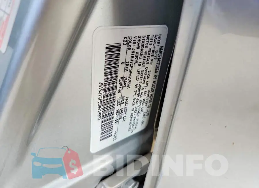 JN1BJ1CP5HW018591 Photo# 13