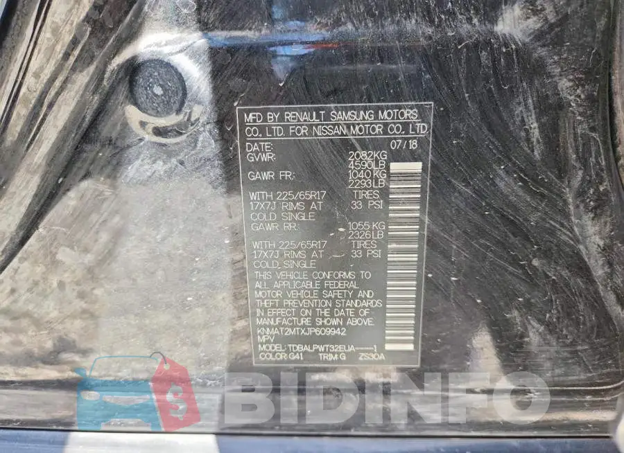 KNMAT2MTXJP609942 Photo# 13