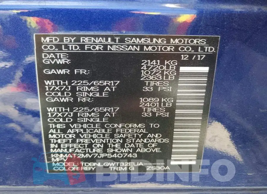 KNMAT2MV7JP540743 Photo# 13