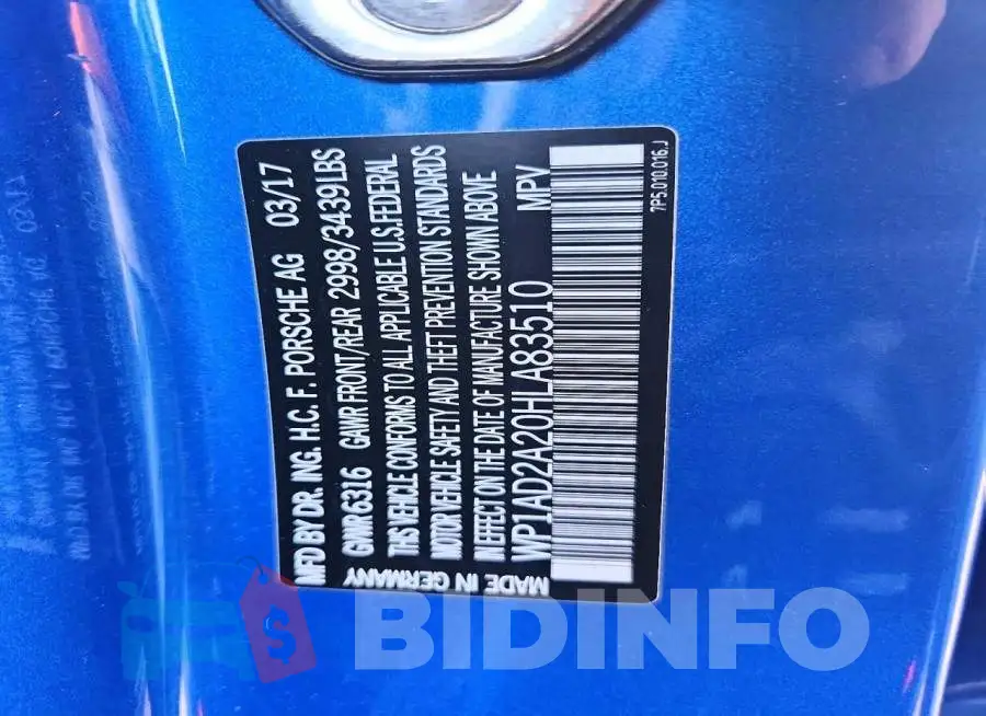 WP1AD2A20HLA83510 Photo# 13