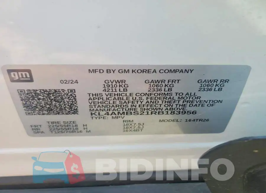 KL4AMBS21RB183956 Photo# 13