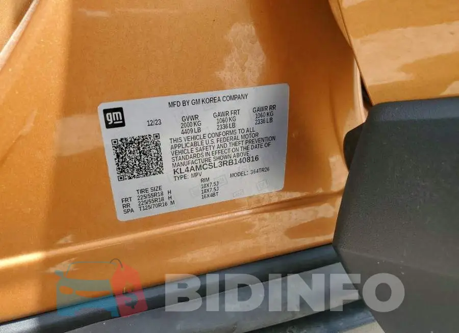 KL4AMCSL3RB140816 Photo# 13