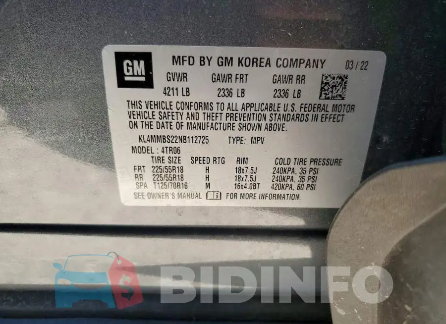 KL4MMBS22NB112725 Photo# 13