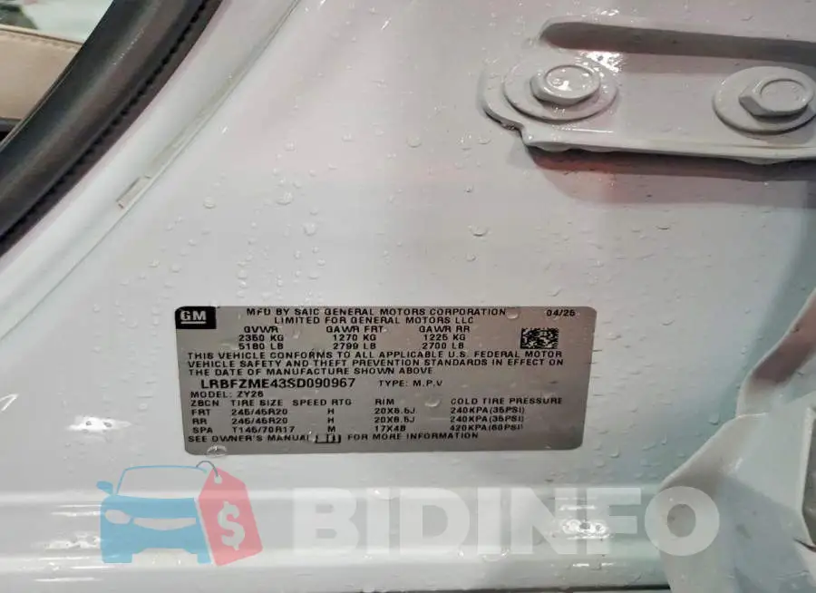 LRBFZME43SD090967 Photo# 13