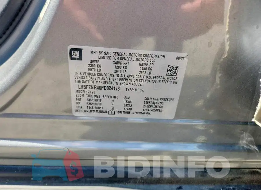 LRBFZNR40PD024173 Photo# 13