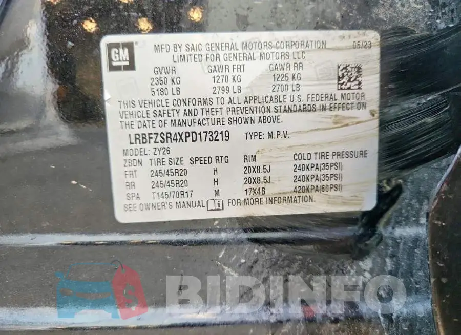 LRBFZSR4XPD173219 Photo# 13