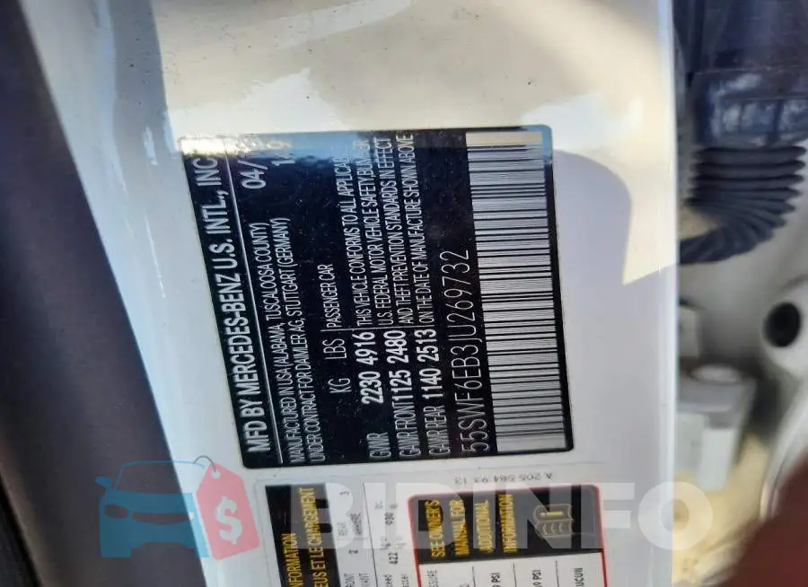 55SWF6EB3JU269732 Photo# 12