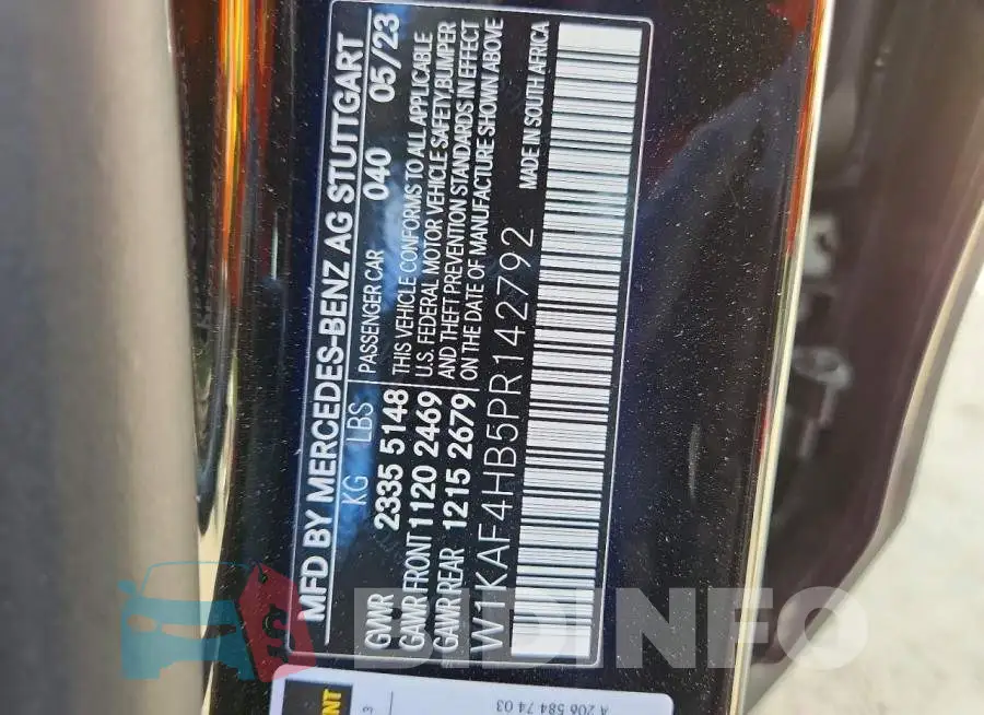 W1KAF4HB5PR142792 Photo# 12