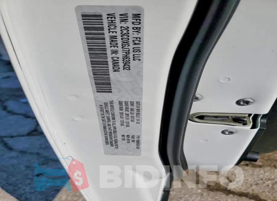 2C3CDXGJ7PH639432 Photo# 13