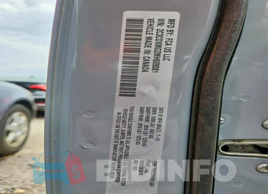 2C3CDXMG2MH609081 Photo# 13