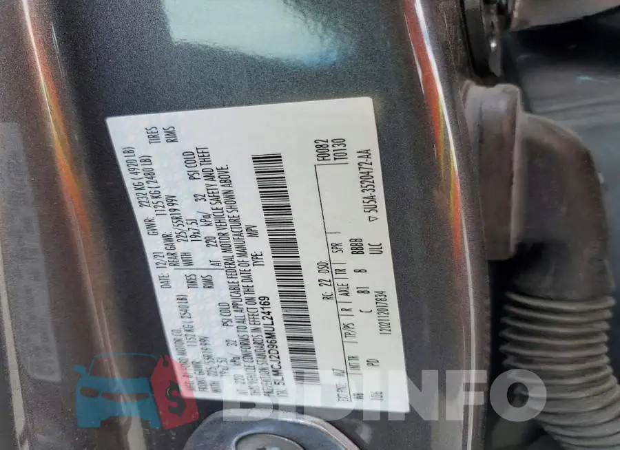 5LMCJ2D96MUL24169 Photo# 13