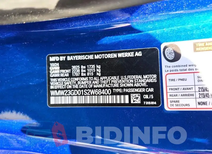 WMW23GD01S2W68400 Photo# 13