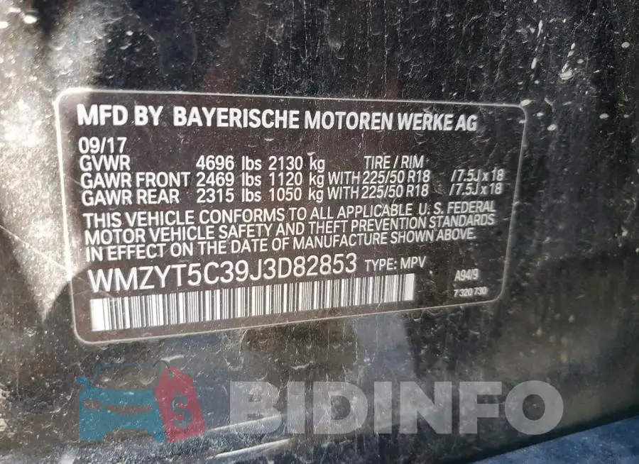 WMZYT5C39J3D82853 Photo# 13