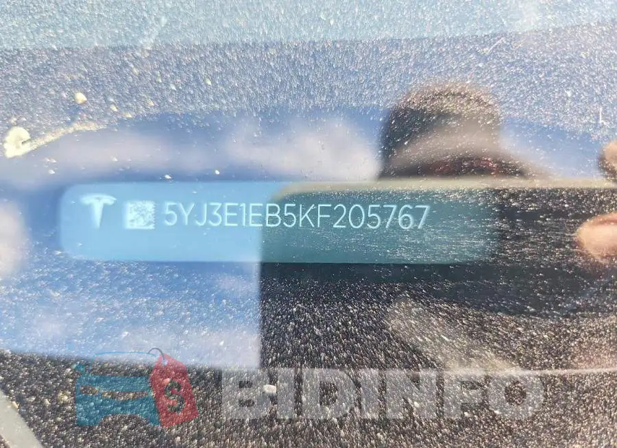 5YJ3E1EB5KF205767 Photo# 12