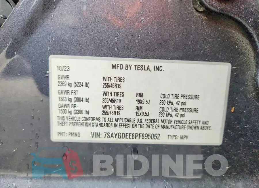 7SAYGDEE8PF895052 Photo# 13